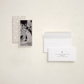 "Simeonne" - Tall Holiday Cards in Marshmallow by Pati Cascino - Assembled
