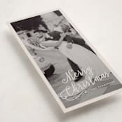 "Simeonne" - Tall Holiday Cards in Marshmallow by Pati Cascino - Detail