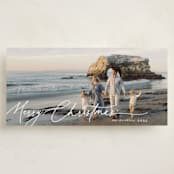 "Holiday Panorama" - Tall Holiday Cards in Snow by Chris Griffith - Front