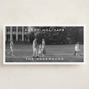 "Regalia" - Tall Holiday Cards in Snow by Jelena Vuletic - Front