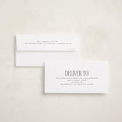 "Elongated" - Tall Holiday Cards in Licorice by Ekko Studio - FREE Recipient Addressing