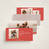 "Maine" - Tall Holiday Cards in Stocking by Megan Davis - Back of Card Options