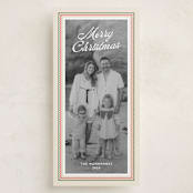 "Sunny Frame" - Tall Holiday Cards in Sugar Cookie by Olivia Raufman - Front