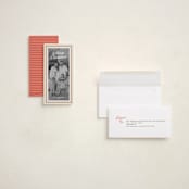 "Sunny Frame" - Tall Holiday Cards in Sugar Cookie by Olivia Raufman - Assembled