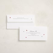 "Polka Corner" - Tall Holiday Cards in Evergreen by Angela Garrick - FREE Recipient Addressing