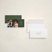 "Beckett" - Tall Holiday Cards in Pine by Robert and Stella - Assembled