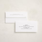 "Double Wide" - Tall Holiday Cards in Snow by Pink House Press - FREE Recipient Addressing