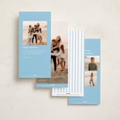 "Elevate" - Tall Holiday Cards in Wintermint by Angela Thompson - Back of Card Options