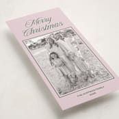 "prep" - Tall Holiday Cards in Petal by Annie Shapiro - Detail