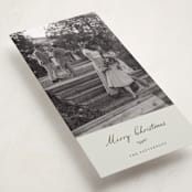 "sentimental" - Tall Holiday Cards in Mint by Sara Hicks Malone - Detail