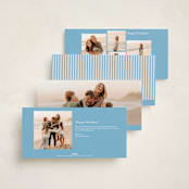 "Paradise" - Tall Holiday Cards in Sky by Carolyn MacLaren - Back of Card Options