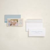 "Paradise" - Tall Holiday Cards in Sky by Carolyn MacLaren - Assembled