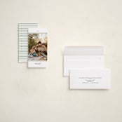 "blissful" - Tall Holiday Cards in Moss by Annie Shapiro - Assembled
