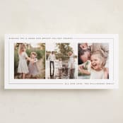 "Minimal Frame" - Tall Holiday Cards in Pinecone by Ekko Studio - Front