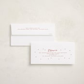 "dainty dots" - Tall Holiday Cards in Berry by Ellen Schlegelmilch - FREE Recipient Addressing