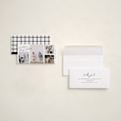 "Christmas Collection" - Tall Holiday Cards in Coal by Pixel and Hank - Assembled