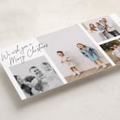 "Christmas Collection" - Tall Holiday Cards in Coal by Pixel and Hank - Detail