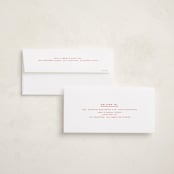 "trio stack" - Tall Holiday Cards in Berry by Ellen Schlegelmilch - FREE Recipient Addressing