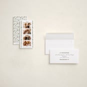 "Side Vine" - Tall Holiday Cards in Pine by Susan Moyal - Assembled