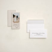 "Selena" - Tall Holiday Cards in Marshmallow by Pati Cascino - Assembled