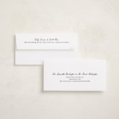 "Selena" - Tall Holiday Cards in Marshmallow by Pati Cascino - FREE Recipient Addressing