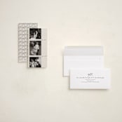 "Film" - Tall Holiday Cards in Vanilla by Tamara Hilje - Assembled
