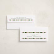 "Squared" - Tall Holiday Cards in Mistletoe by Morgan Kendall - FREE Recipient Addressing