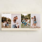 "Reel" - Tall Holiday Cards in Almond by Morgan Kendall - Front