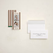 "rugby" - Tall Holiday Cards in Holly Berry by Annie Shapiro - Assembled