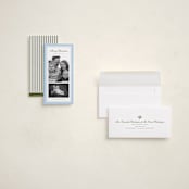 "Sage" - Tall Holiday Cards in Blue Spruce by Wildfield Paper Co - Assembled