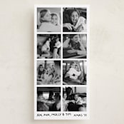 "Candid" - Tall Holiday Cards in Midnight by Inkblot Design - Front