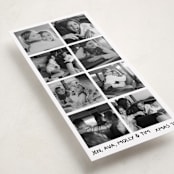 "Candid" - Tall Holiday Cards in Midnight by Inkblot Design - Detail