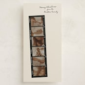 "Vintage Holiday Vibe" - Tall Holiday Cards in Eggnog by Cleghorn Creative - Front