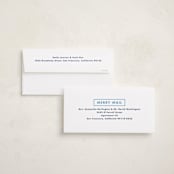 "Wander" - Tall Holiday Cards in Frost by Megan Davis - FREE Recipient Addressing
