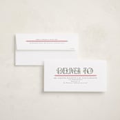 "Festive Foliage" - Tall Holiday Cards in Holly by Erin L. Wilson - FREE Recipient Addressing