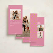 "Hanging Out For The Holidays" - Tall Holiday Cards in Candy by mo kelley - Back of Card Options