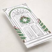 "Welcome Home" - Tall Holiday Cards in Holly by Heather Schertzer - Detail