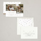 "Pair" - Holiday Cards in Cocoa by Pixel and Hank - Assembled