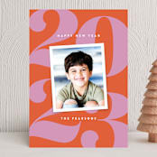 "Super New Year" - Holiday Cards in Cider by Jessica Corliss - Front