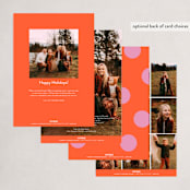 "Super New Year" - Holiday Cards in Cider by Jessica Corliss - Back of Card Options