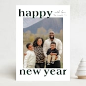 "Bold stagger" - Holiday Cards in Pine by Stacey Meacham - Front