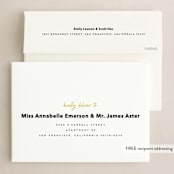 "Better Year" - Holiday Cards in Snow by Erica Krystek - FREE Recipient Addressing