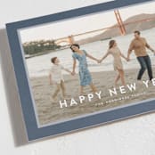 "Skyline" - Holiday Cards in Navy by Wildfield Paper Co - Detail