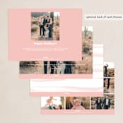 "We Made It" - Holiday Cards in Snowflake by Creo Study - Back of Card Options