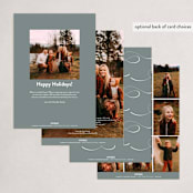 "Happy Accent" - Holiday Cards in Vanillla by Carolyn MacLaren - Back of Card Options