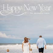 "Happy Accent" - Holiday Cards in Vanillla by Carolyn MacLaren - Detail