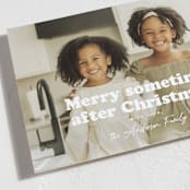"Sometime" - Holiday Cards in Snowflake by Hudson meet Rose - Detail