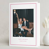 "Bowery" - Holiday Cards in Gumdrop by Megan Davis - Folded Card