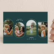 "Modern melody" - Holiday Cards in Pine by Leia Matt - Front