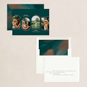 "Modern melody" - Holiday Cards in Pine by Leia Matt - Assembled